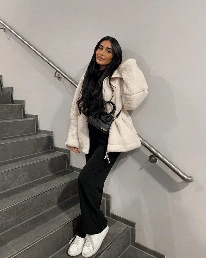 Clyraa Anastasia | Plush Winter City Jacket