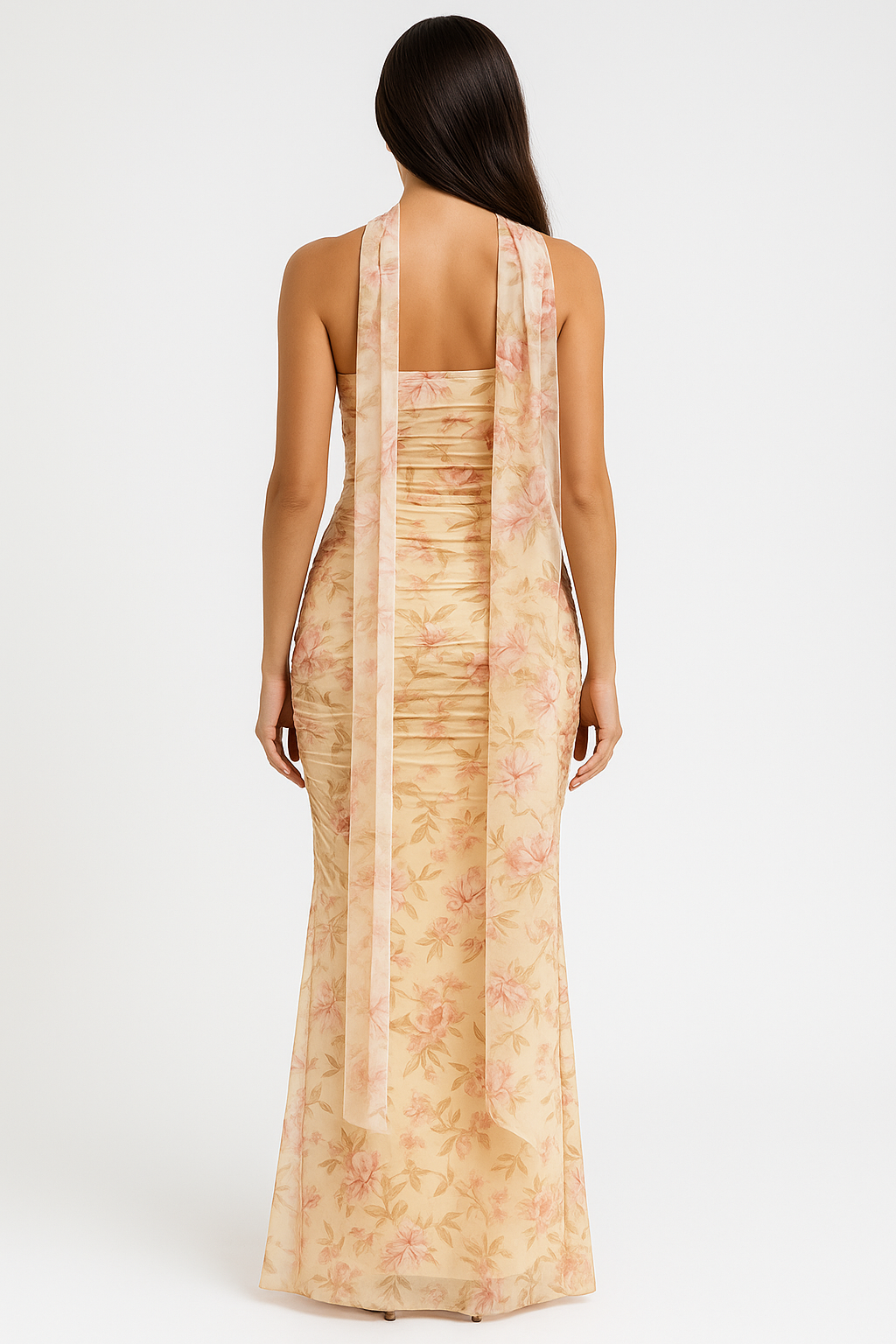 AUREN™ | Elegant Strapless Choker Dress