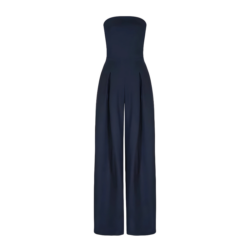 Ceria - Elegant Strapless Jumpsuit