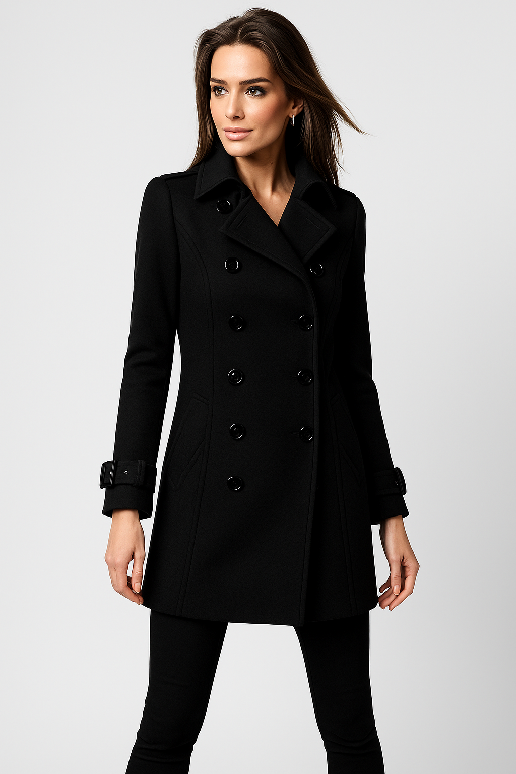 Linda™ | Double Breasted Trench Coat