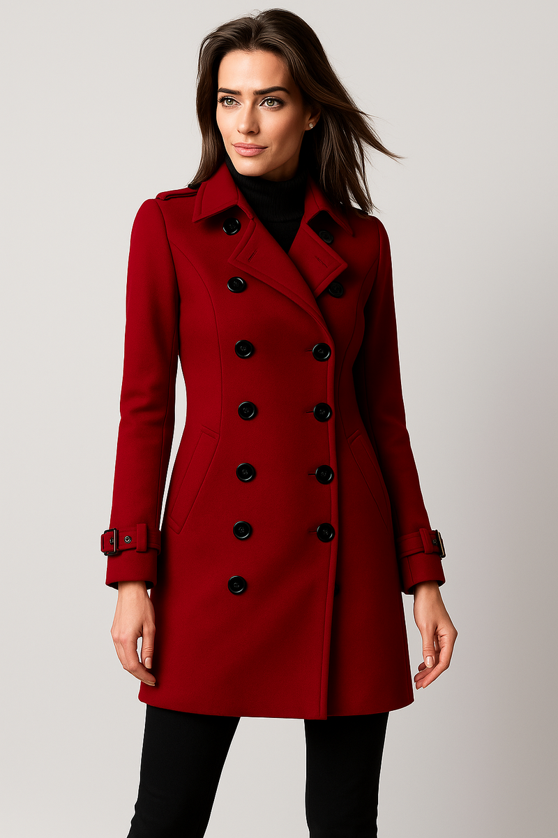 Linda™ | Double Breasted Trench Coat