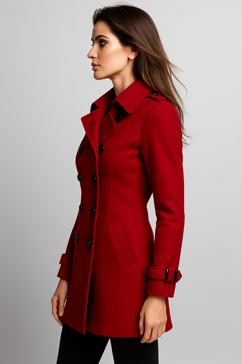 Linda™ | Double Breasted Trench Coat