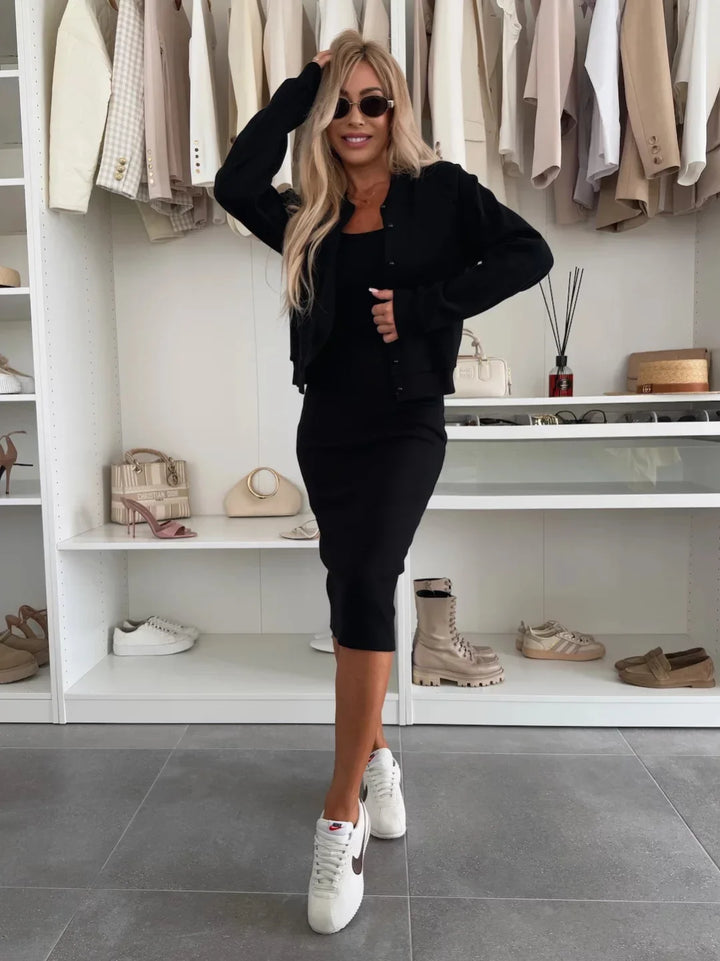 Manon | Comfortable Midi Dress & Jacket
