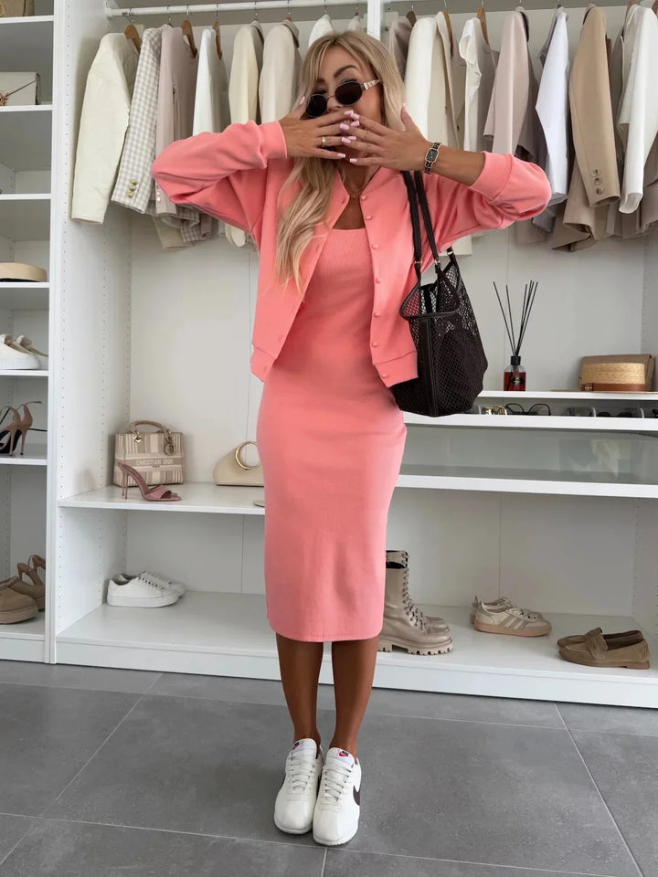 Manon | Comfortable Midi Dress & Jacket