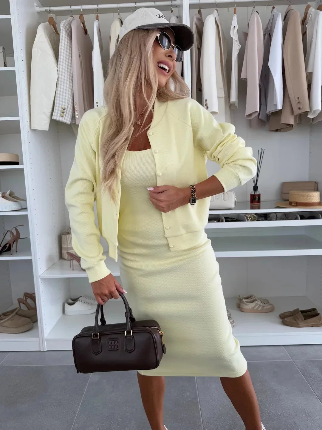 Manon | Comfortable Midi Dress & Jacket