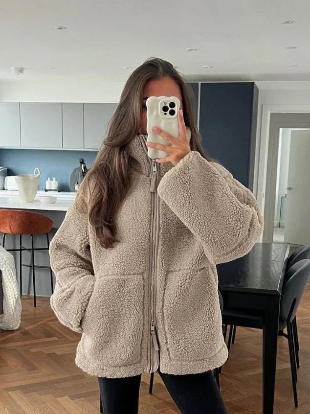 Clyraa Anastasia | Plush Winter City Jacket