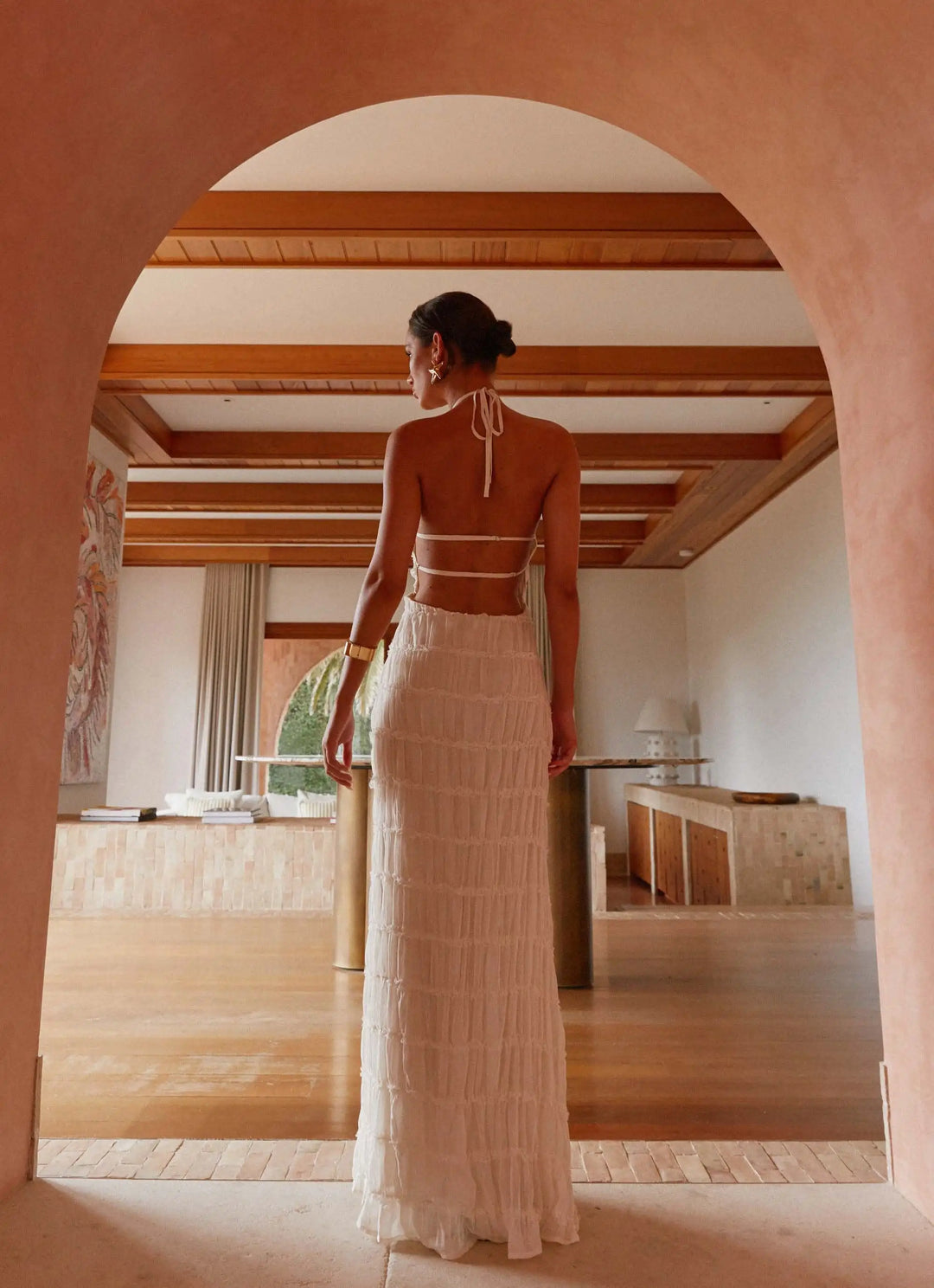 Ariselle™ | Sleeveless Backless Maxi Dress