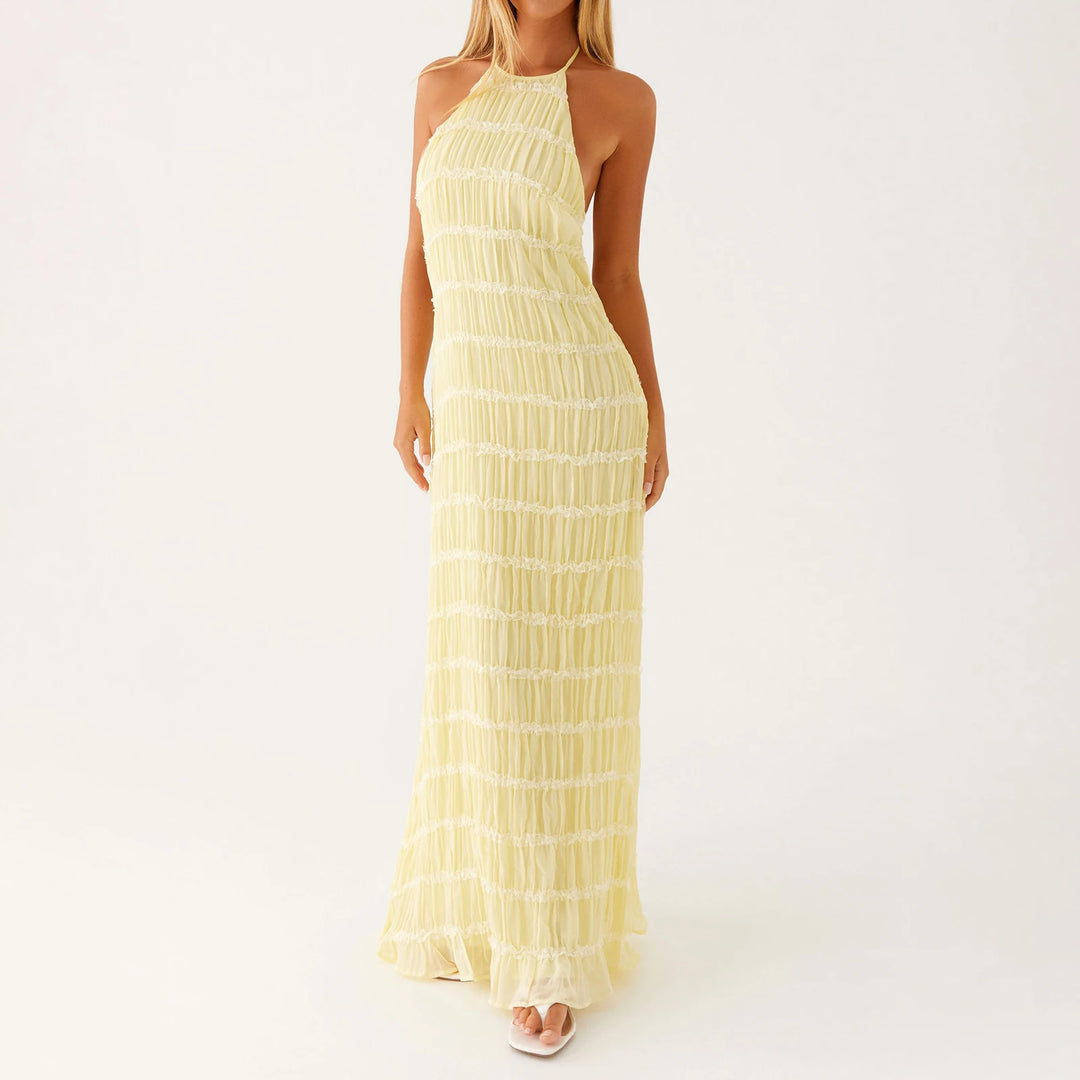 Ariselle™ | Sleeveless Backless Maxi Dress