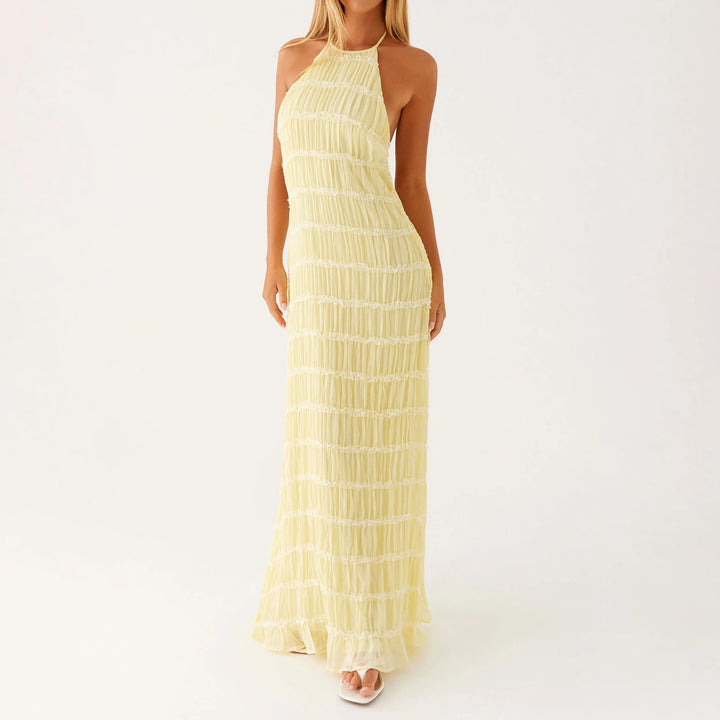 Ariselle™ | Sleeveless Backless Maxi Dress