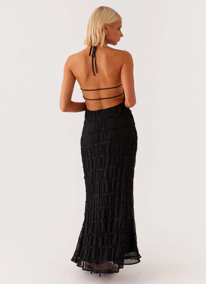 Ariselle™ | Sleeveless Backless Maxi Dress