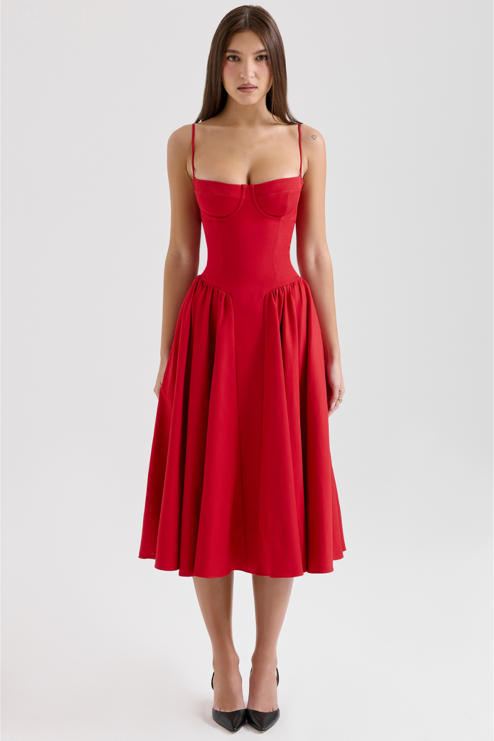 Marvelle™ | Corset Midi Dress