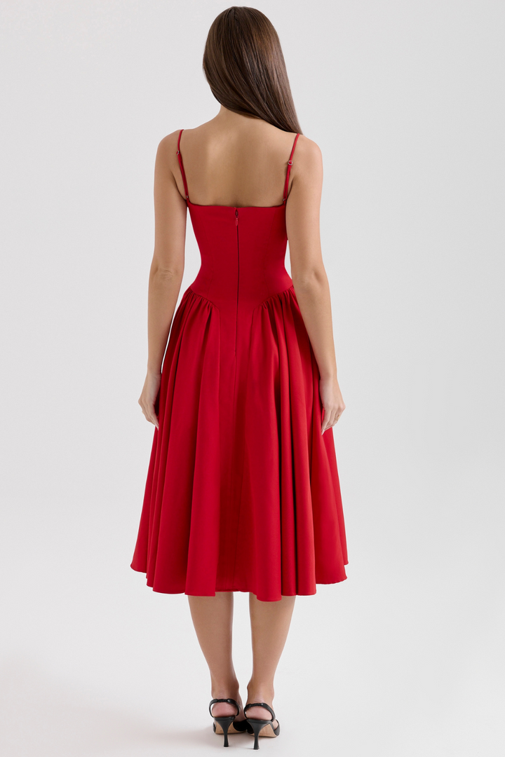 Marvelle™ | Corset Midi Dress