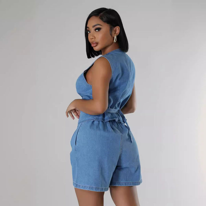 Clyraa Tailored | Denim Co-ord Set