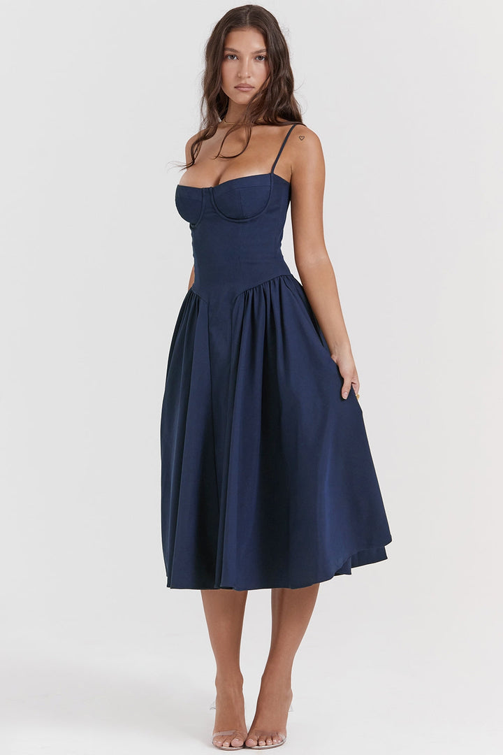 Marvelle™ | Corset Midi Dress