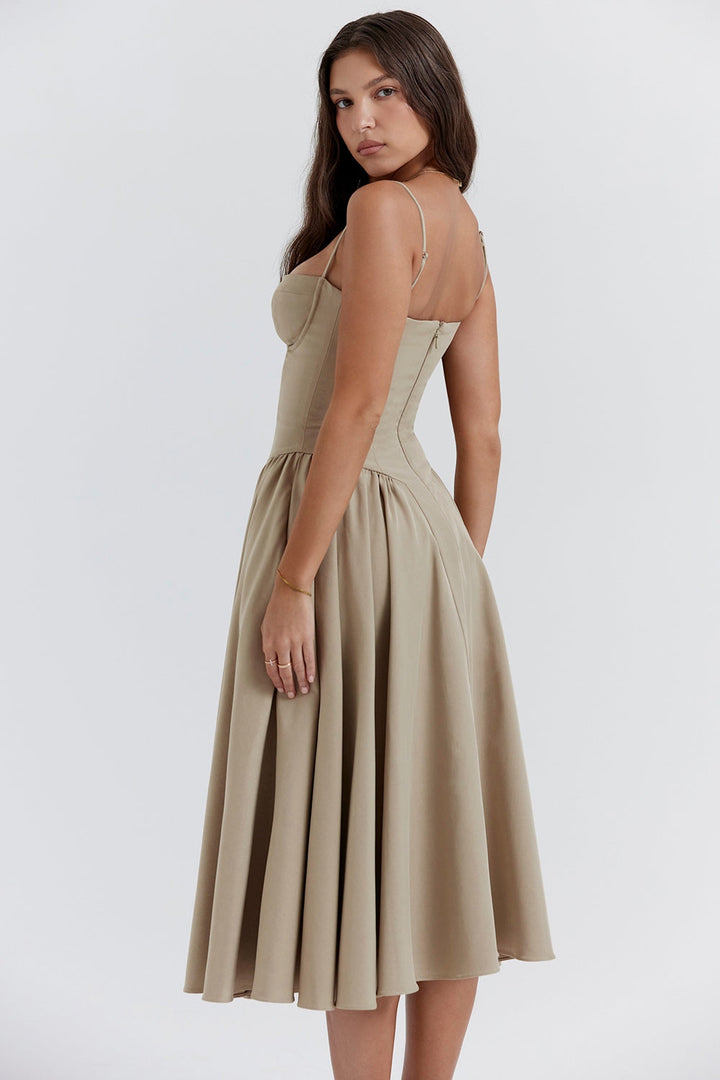 Marvelle™ | Corset Midi Dress
