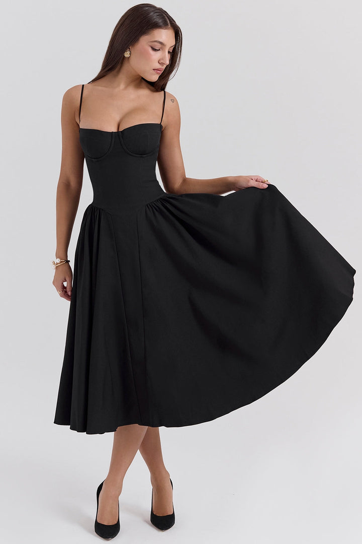 Marvelle™ | Corset Midi Dress