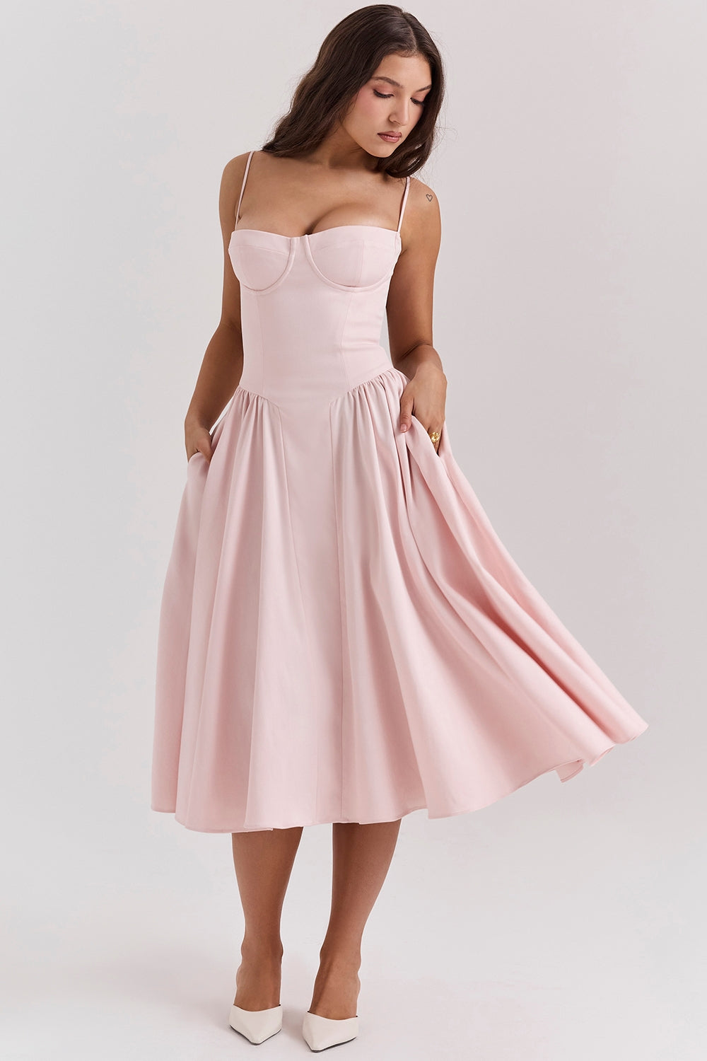 Marvelle™ | Corset Midi Dress