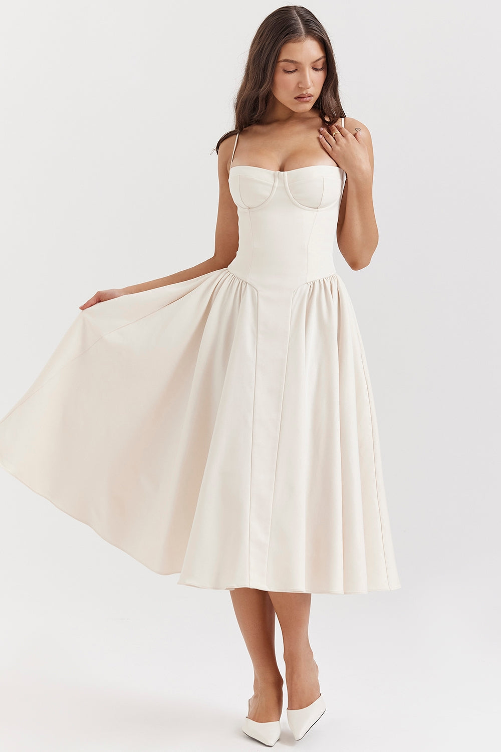 Marvelle™ | Corset Midi Dress