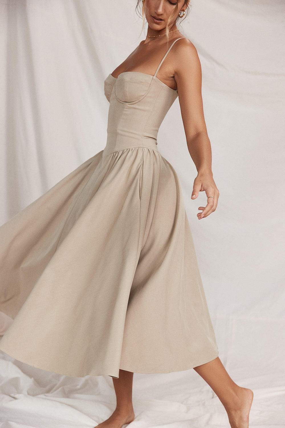Marvelle™ | Corset Midi Dress