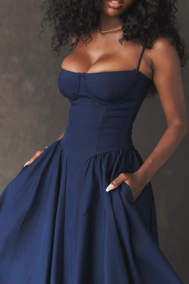 Marvelle™ | Corset Midi Dress