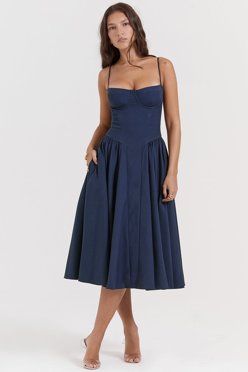 Marvelle™ | Corset Midi Dress
