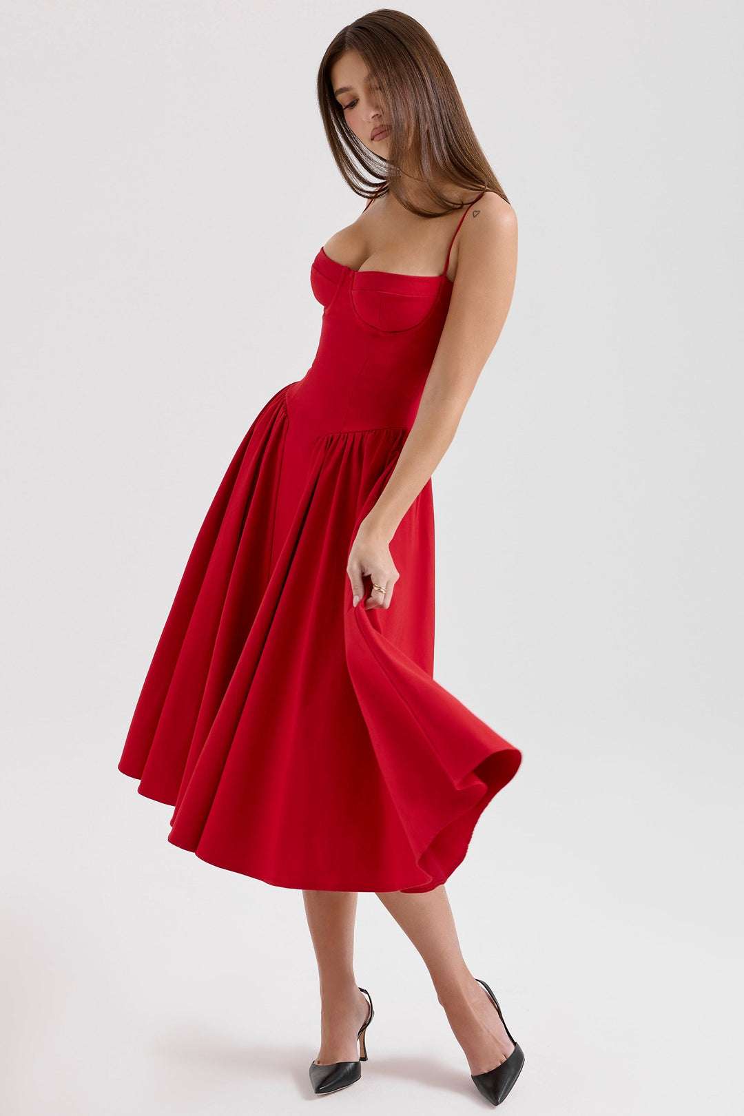 Marvelle™ | Corset Midi Dress