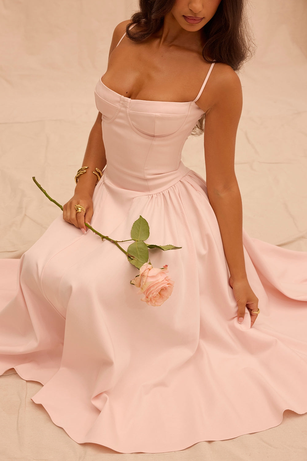 Marvelle™ | Corset Midi Dress