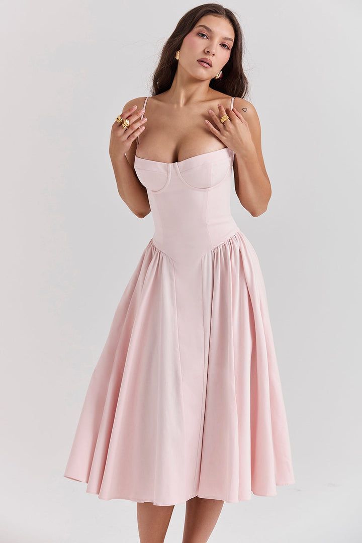 Marvelle™ | Corset Midi Dress