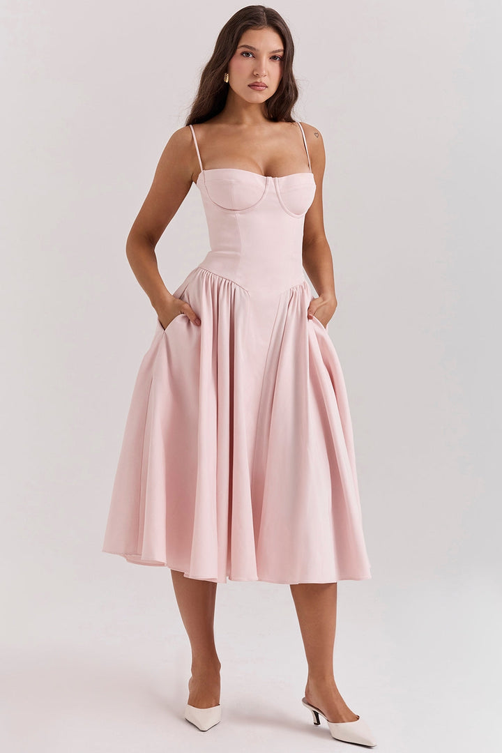 Marvelle™ | Corset Midi Dress