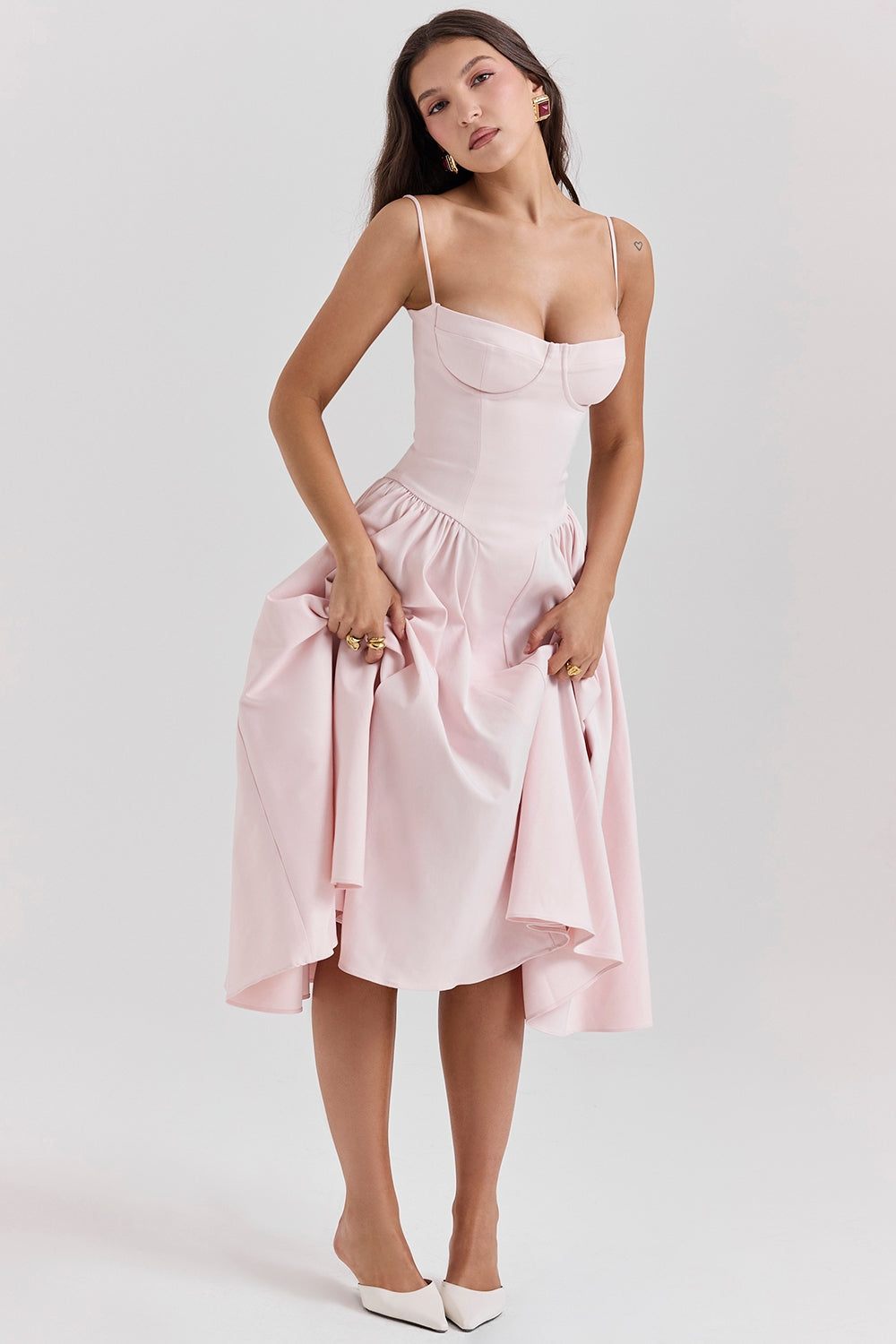 Marvelle™ | Corset Midi Dress