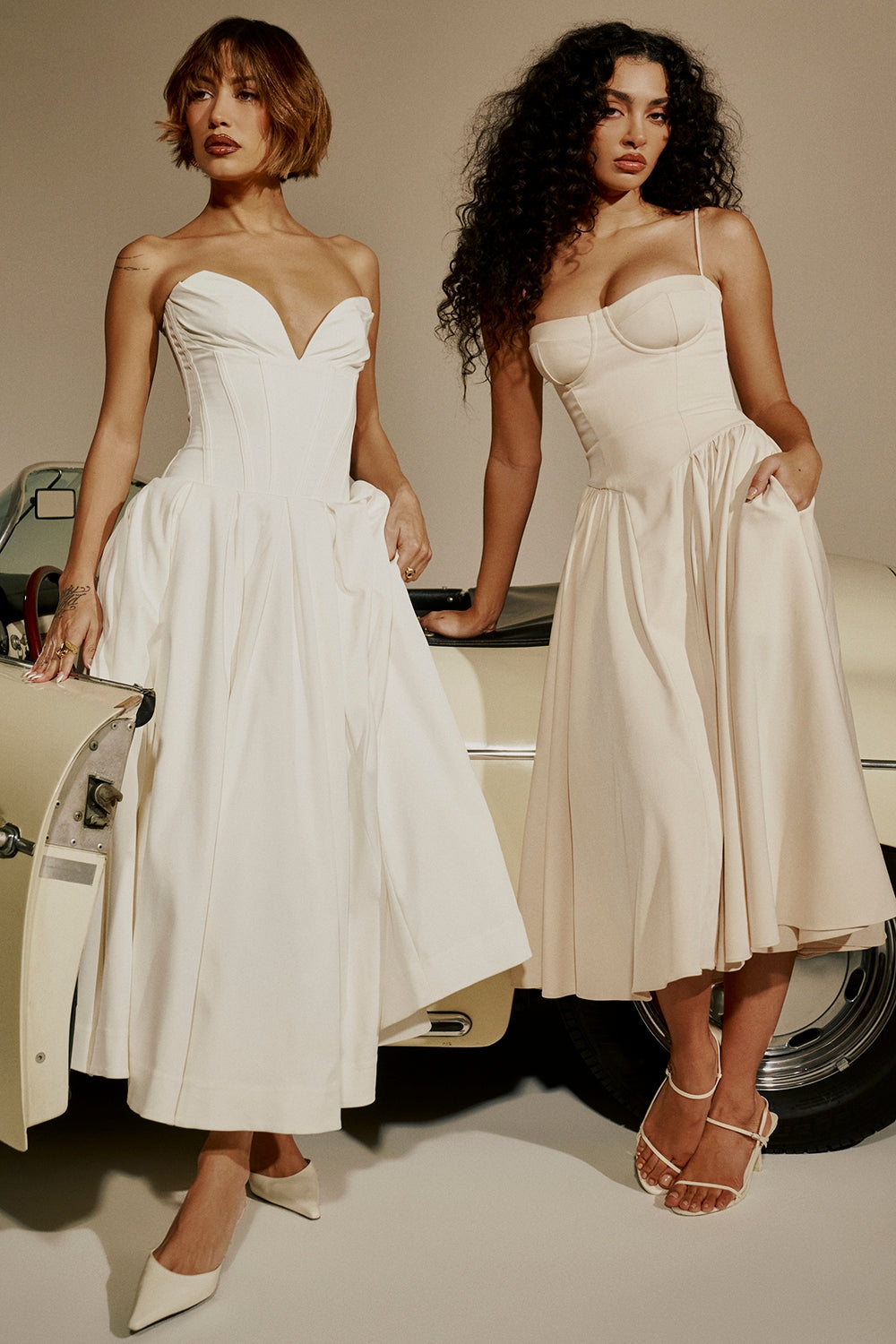 Marvelle™ | Corset Midi Dress