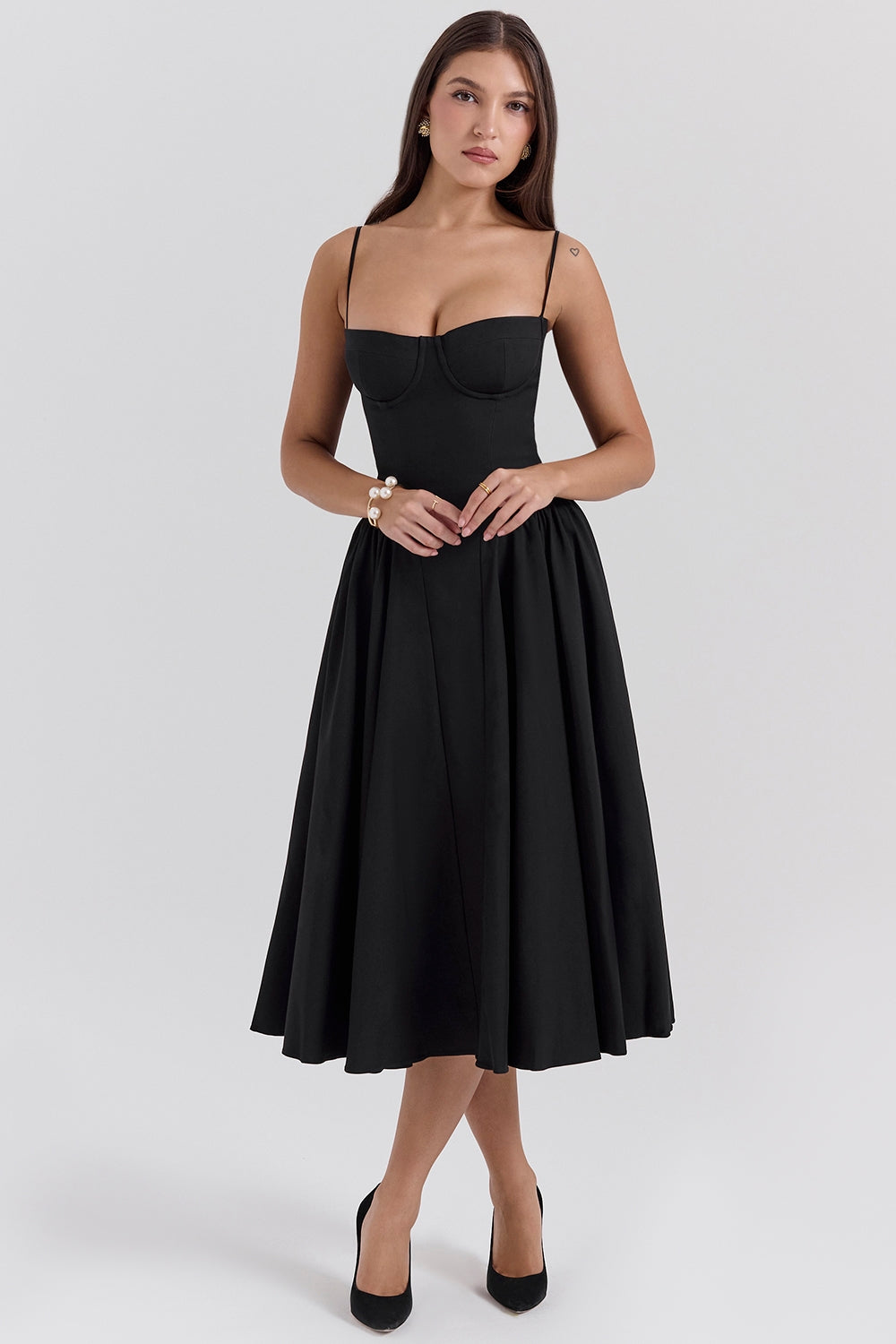 Marvelle™ | Corset Midi Dress