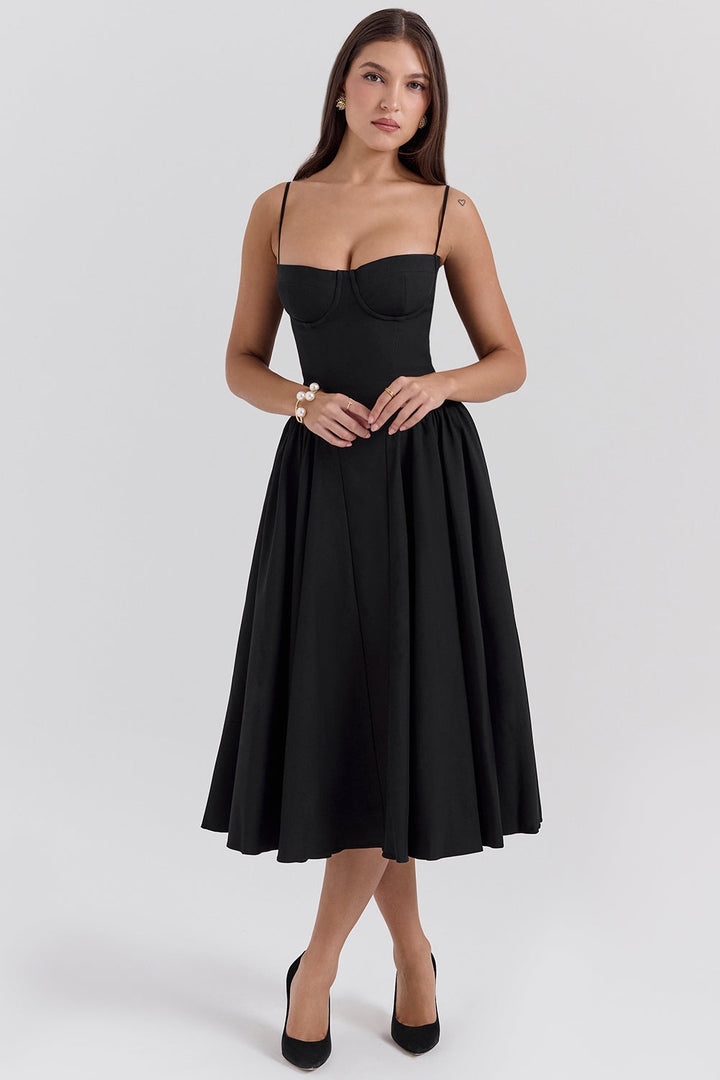Marvelle™ | Corset Midi Dress