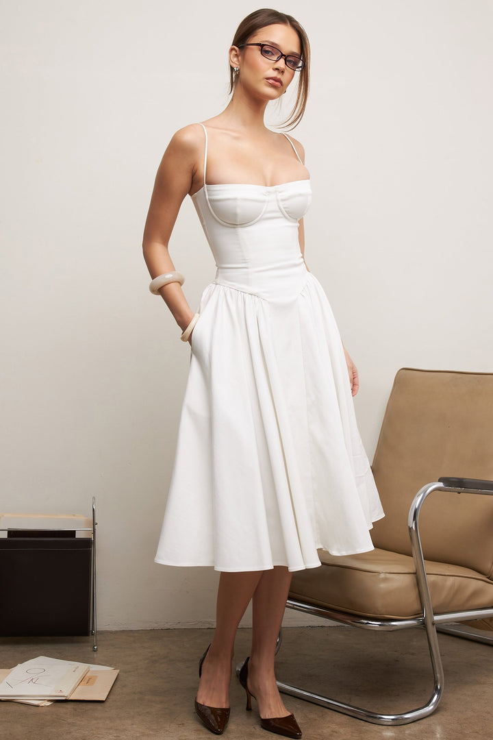 Marvelle™ | Corset Midi Dress