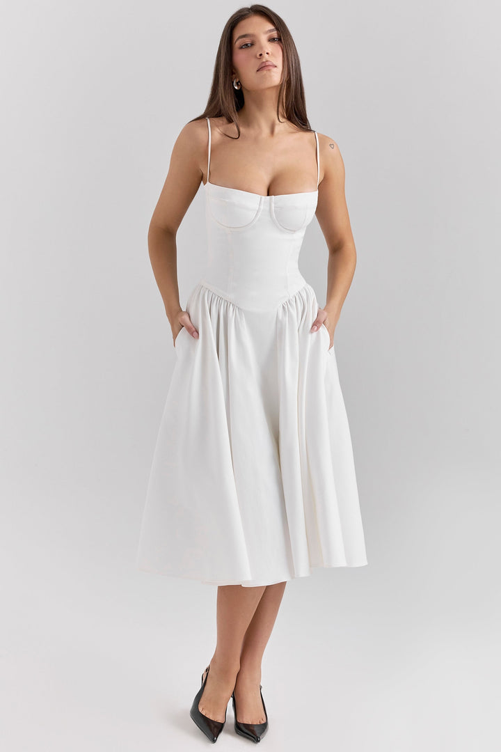 Marvelle™ | Corset Midi Dress