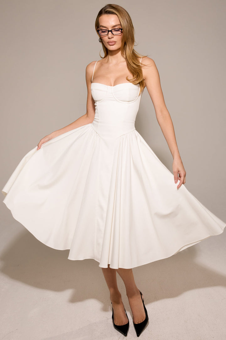 Marvelle™ | Corset Midi Dress