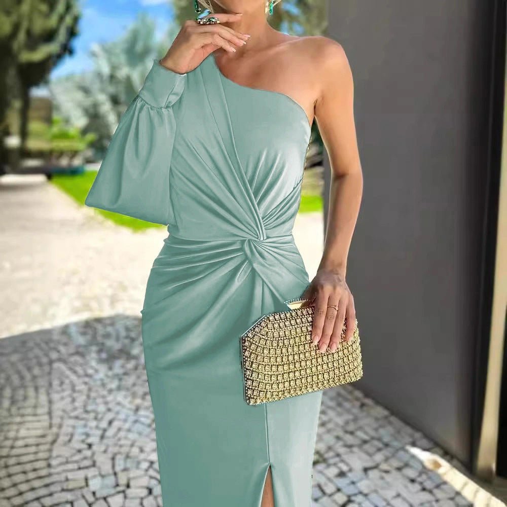 Vivelle™ | Silk Slit Dress