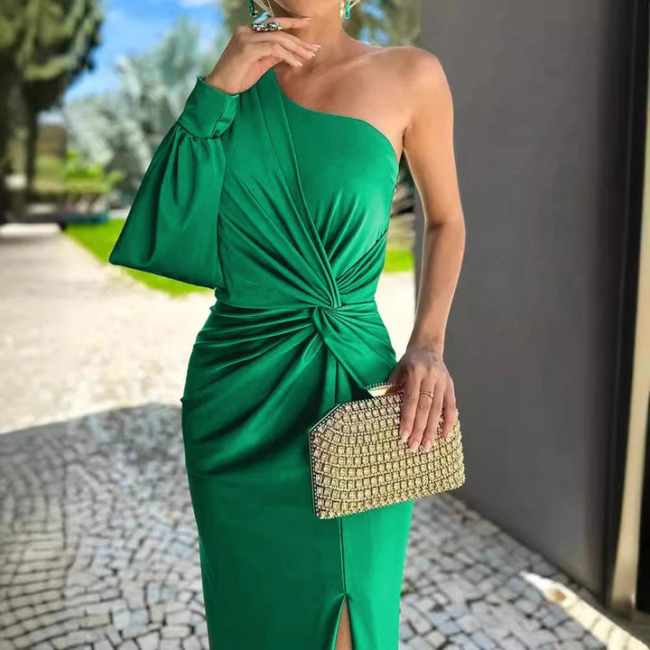 Vivelle™ | Silk Slit Dress