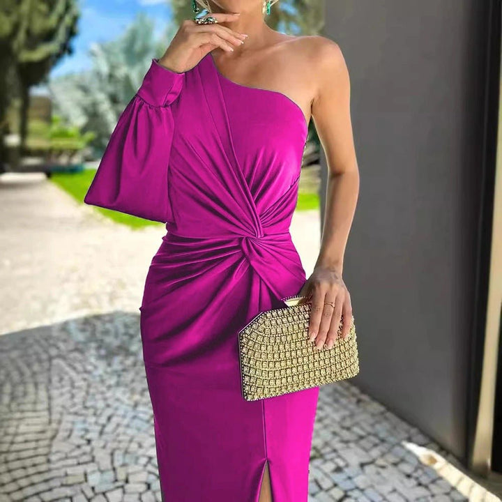Vivelle™ | Silk Slit Dress