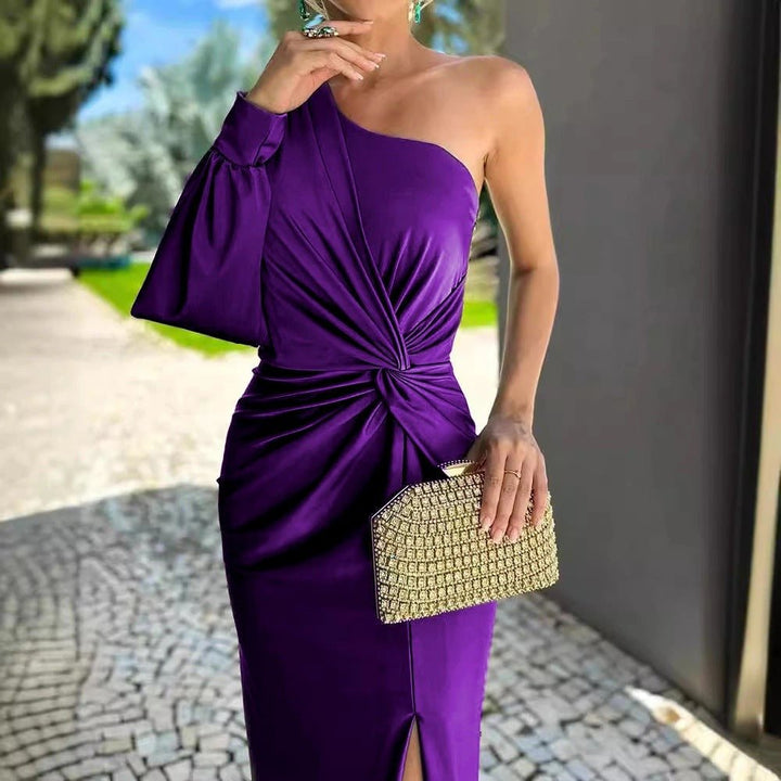 Vivelle™ | Silk Slit Dress